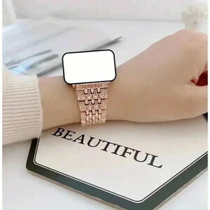 Sparkling Rhinestone Watch Band